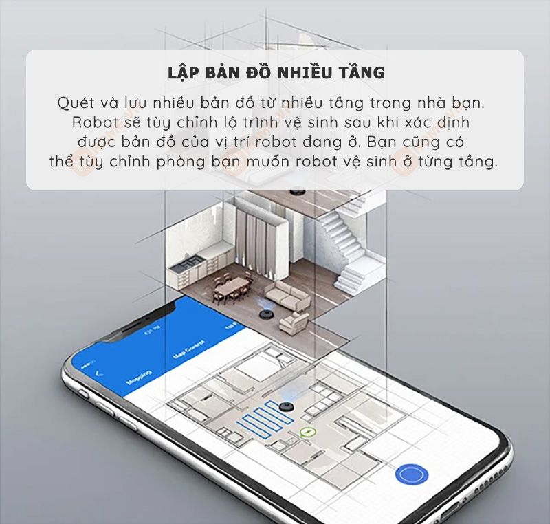 Robot hút bụi lau nhà Ecovacs Deebot N8 Pro 18 Robot hut bui lau nha Ecovacs Deebot N8 Pro 11