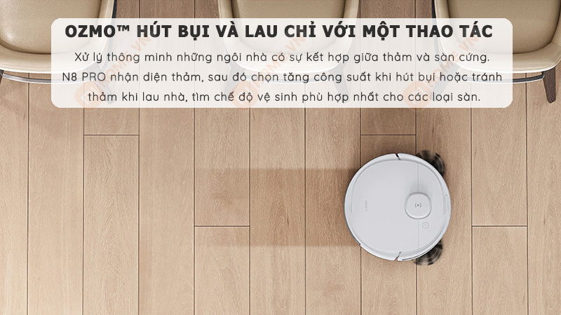 Robot hút bụi lau nhà Ecovacs Deebot N8 Pro 20 Robot hut bui lau nha Ecovacs Deebot N8 Pro 14