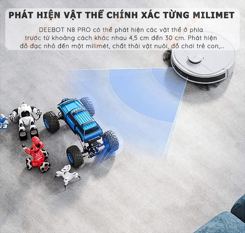 Robot hút bụi lau nhà Ecovacs Deebot N8 Pro 14 Robot hut bui lau nha Ecovacs Deebot N8 Pro 7