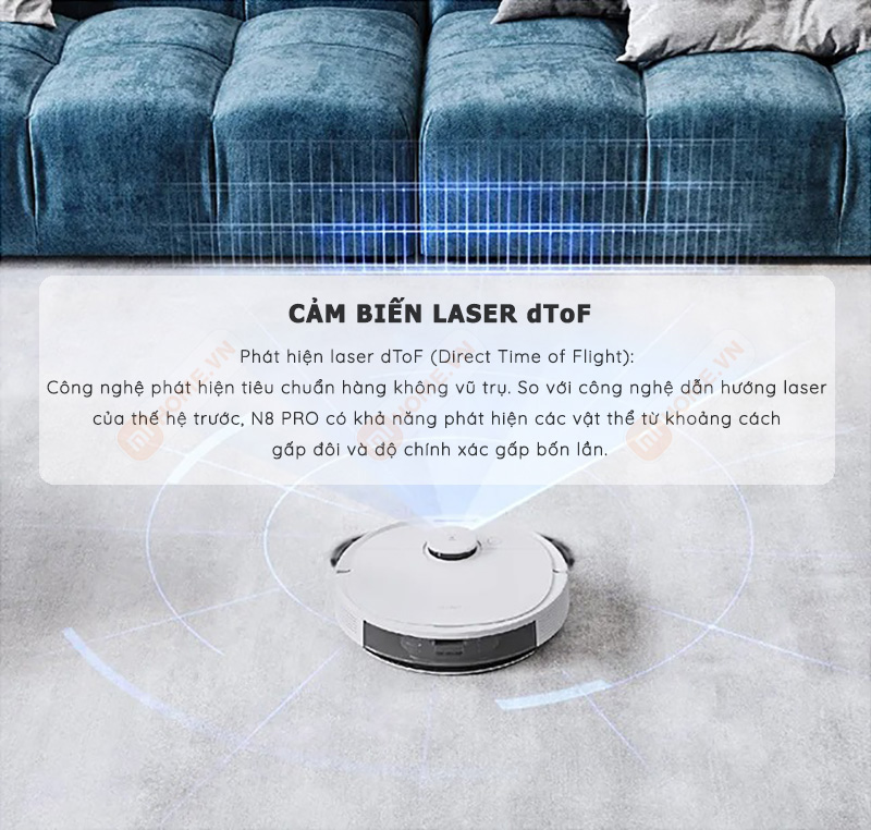 Robot hút bụi lau nhà Ecovacs Deebot N8 Pro 16 Robot hut bui lau nha Ecovacs Deebot N8 Pro 9