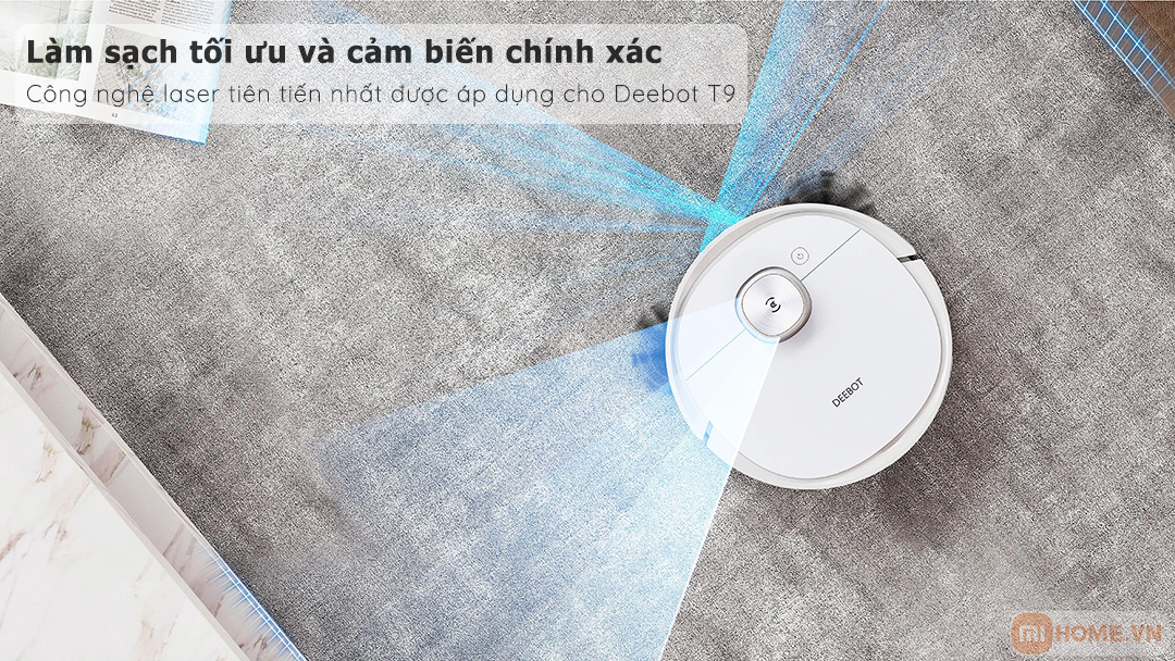 Robot hut bui lau nha Ecovacs Deebot t9 6