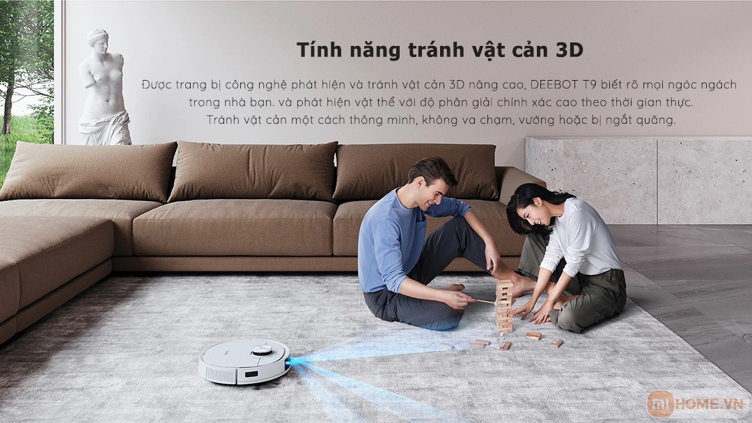 Robot hut bui lau nha Ecovacs Deebot t9 7