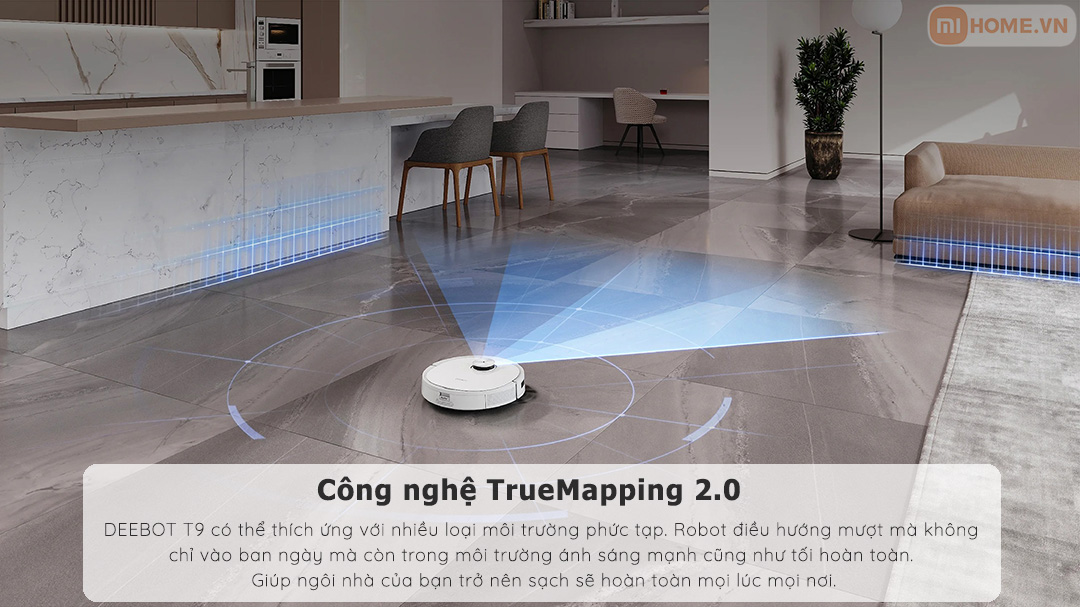 Robot hut bui lau nha Ecovacs Deebot t9 8