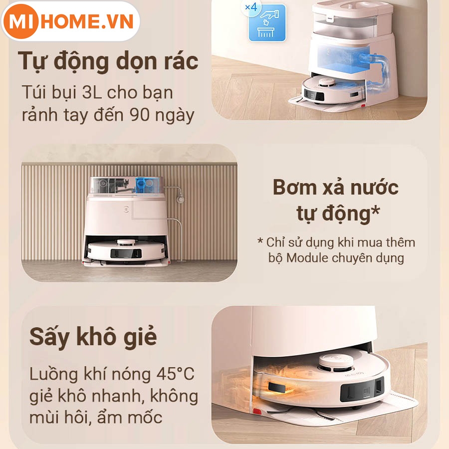 Robot hút bụi thông minh - Ecovacs Deebot T30 Pro OMNI 26 209