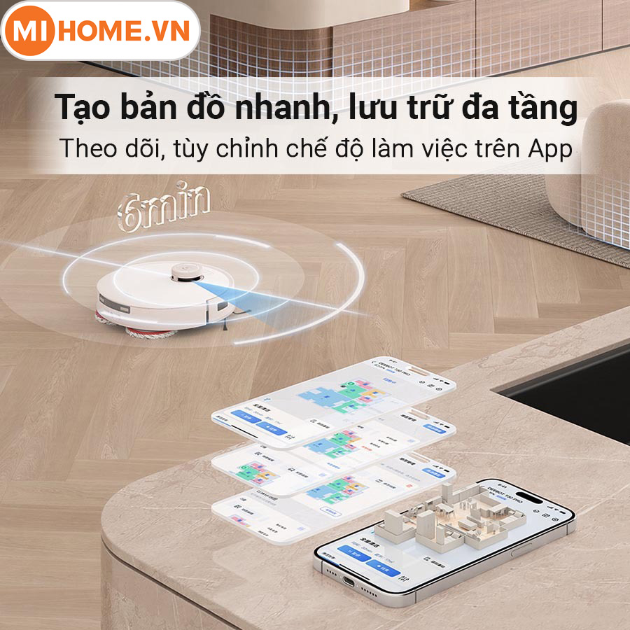 Robot hút bụi thông minh - Ecovacs Deebot T30 Pro OMNI 29 212