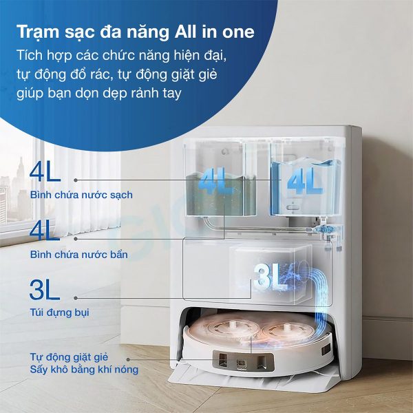 Robot hút bụi thông minh Ecovacs Deebot T20e OMNI hình ảnh chi tiết 7