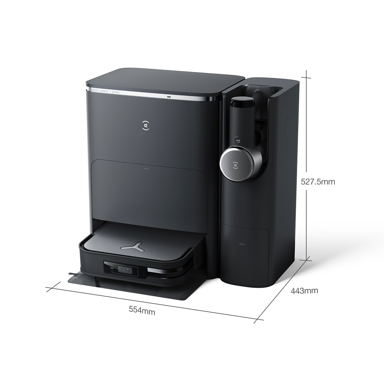 Robot hút bụi lau nhà Ecovacs Deebot X2 Combo 3 4