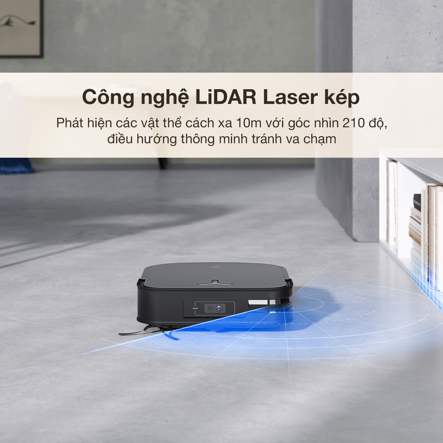 Robot hút bụi lau nhà Ecovacs Deebot X2 Combo 30 x2-cb-11