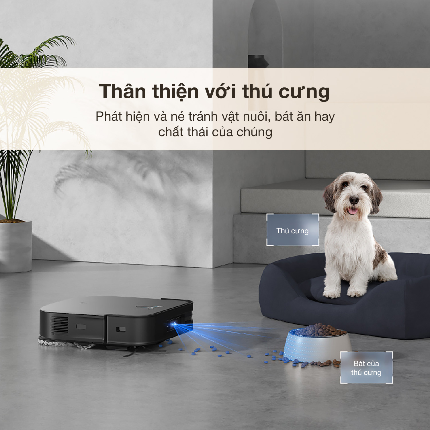 Robot hút bụi lau nhà Ecovacs Deebot X2 Combo 31 x2-cb-12