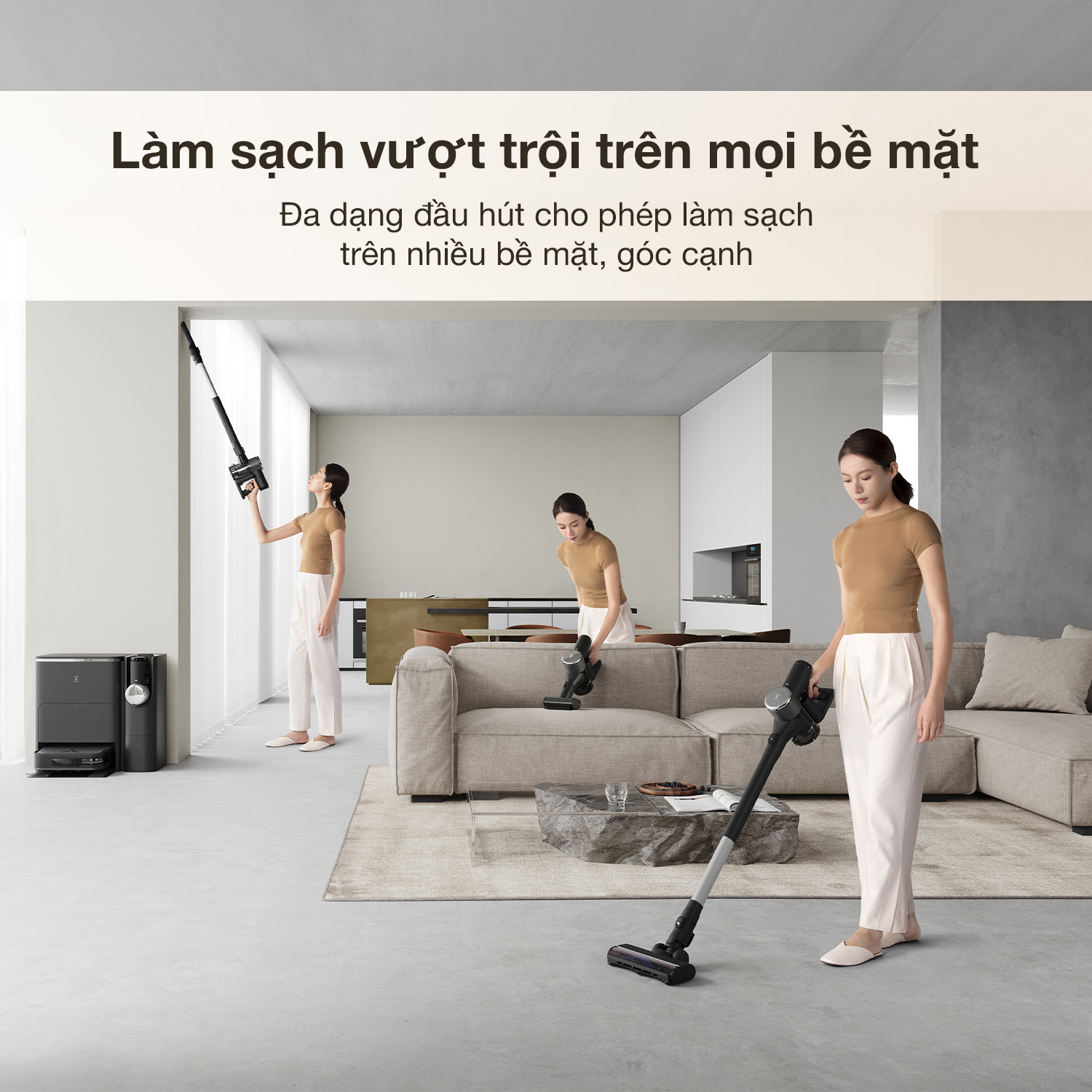 Robot hút bụi lau nhà Ecovacs Deebot X2 Combo 21 x2-cb-2