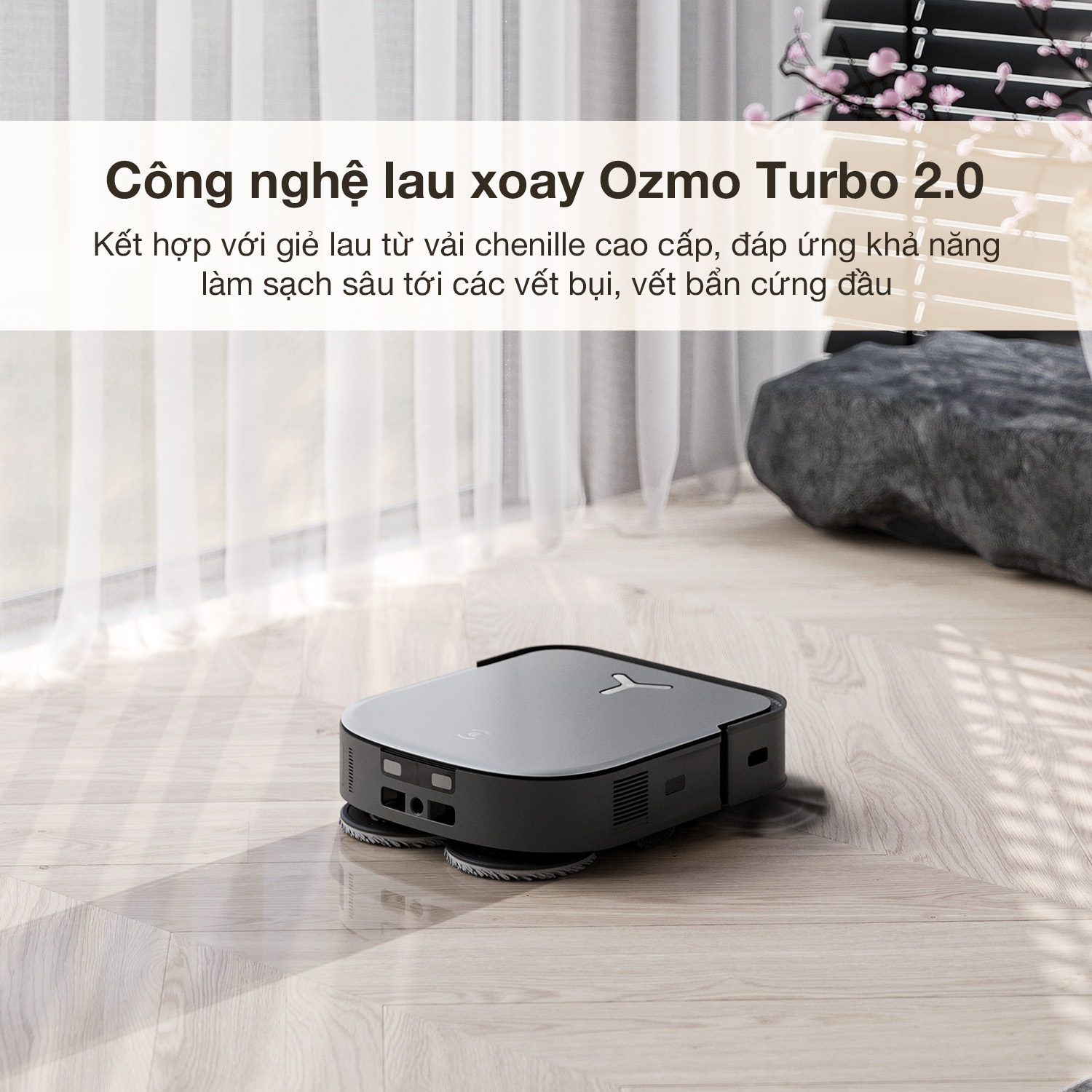 Robot hút bụi lau nhà Ecovacs Deebot X2 Combo 5 x2 cb 5