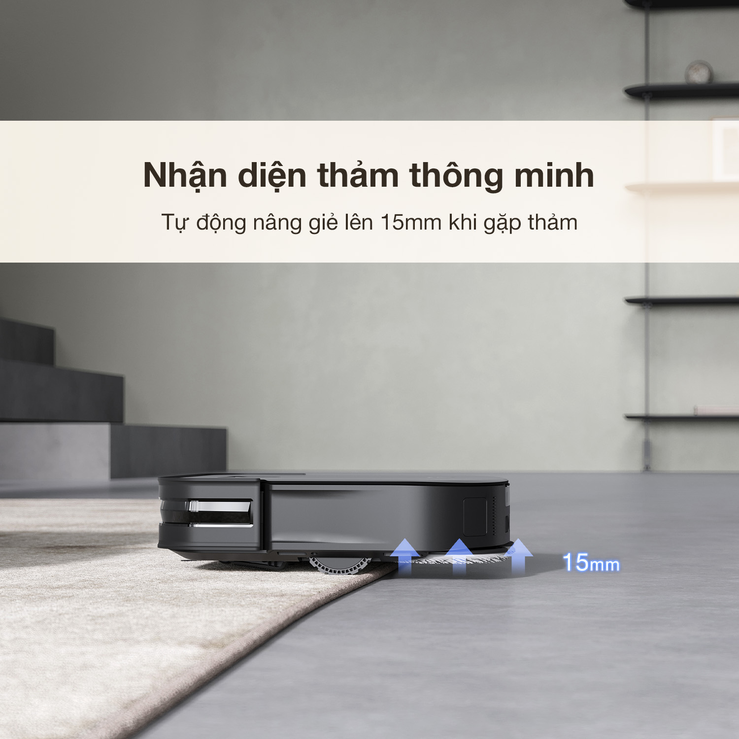 Robot hút bụi lau nhà Ecovacs Deebot X2 Combo 7 x2 cb 8
