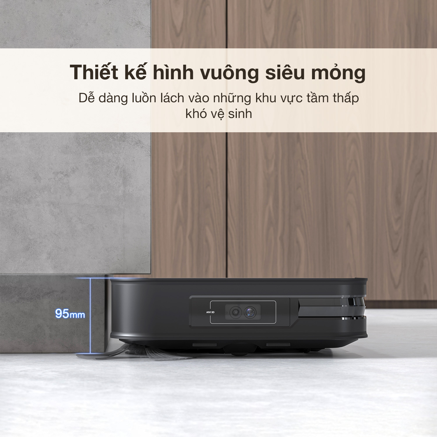 Robot hút bụi lau nhà Ecovacs Deebot X2 Combo 22 x2x-cb-3