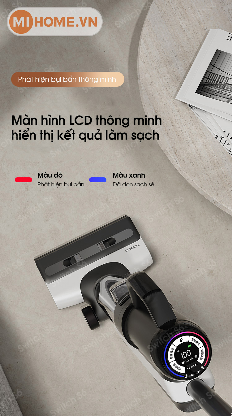 Máy hút bụi lau sàn khô ướt Tineco Floor One Switch S6 22 10