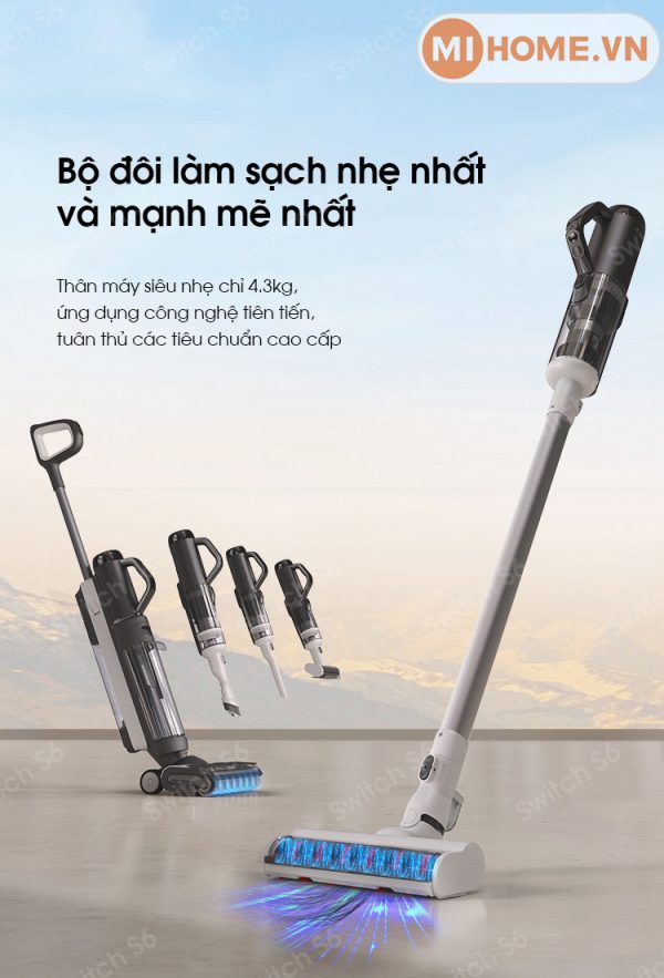 Máy hút bụi lau sàn khô ướt Tineco Floor One Switch S6 hình ảnh chi tiết 3