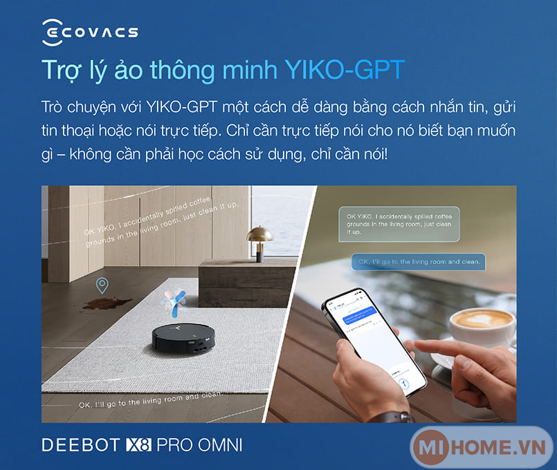 Robot hút bụi lau nhà Ecovacs Deebot X8 Pro Omni 2025 19 1728352640422 robot hut bui lau nha ecovacs deebot x8 pro omni 9