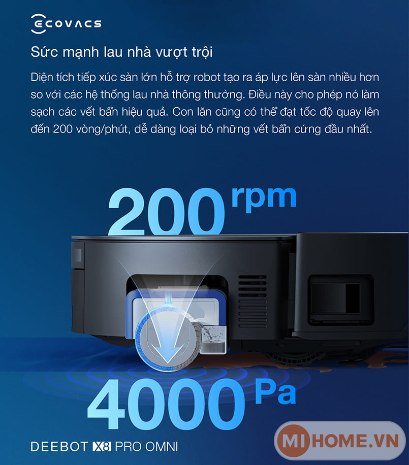 Robot hút bụi lau nhà Ecovacs Deebot X8 Pro Omni 2025 16 1728352712255 robot hut bui lau nha ecovacs deebot x8 pro omni 3