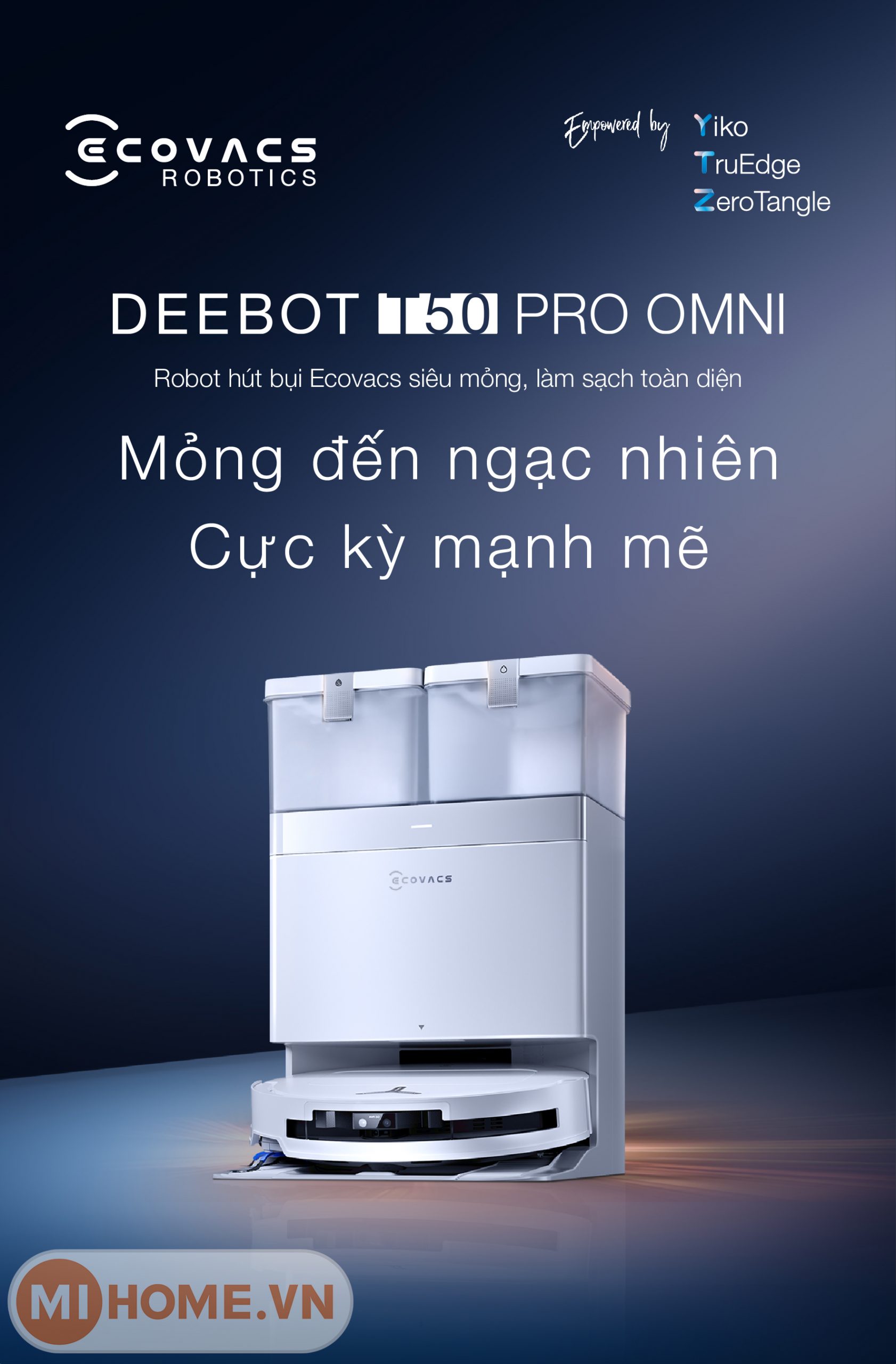 Robot hút bụi lau nhà Ecovacs Deebot T50 Pro Omni 2025 22 a scaled