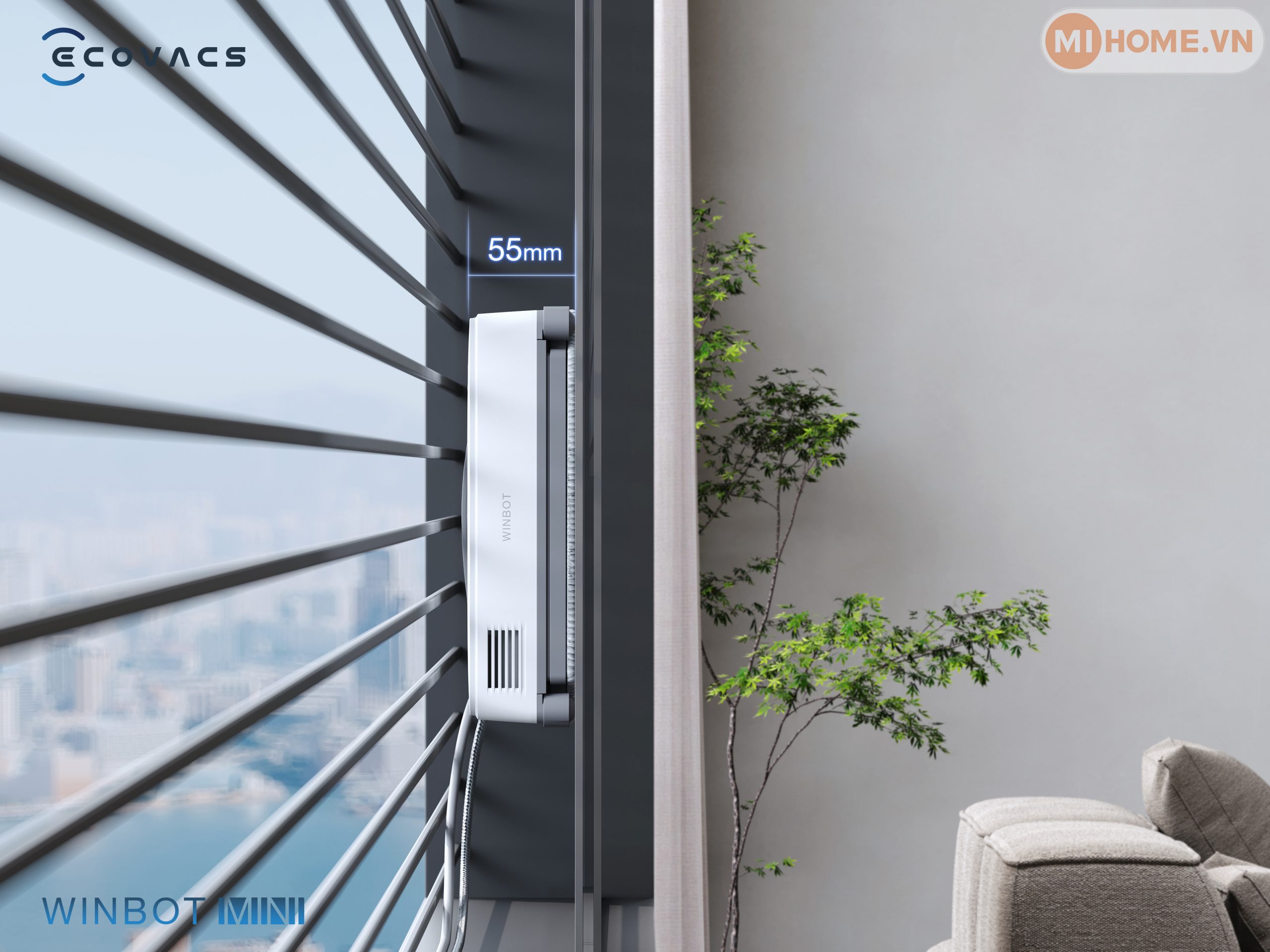 Robot lau kính Ecovacs Winbot Mini 38 15 scaled