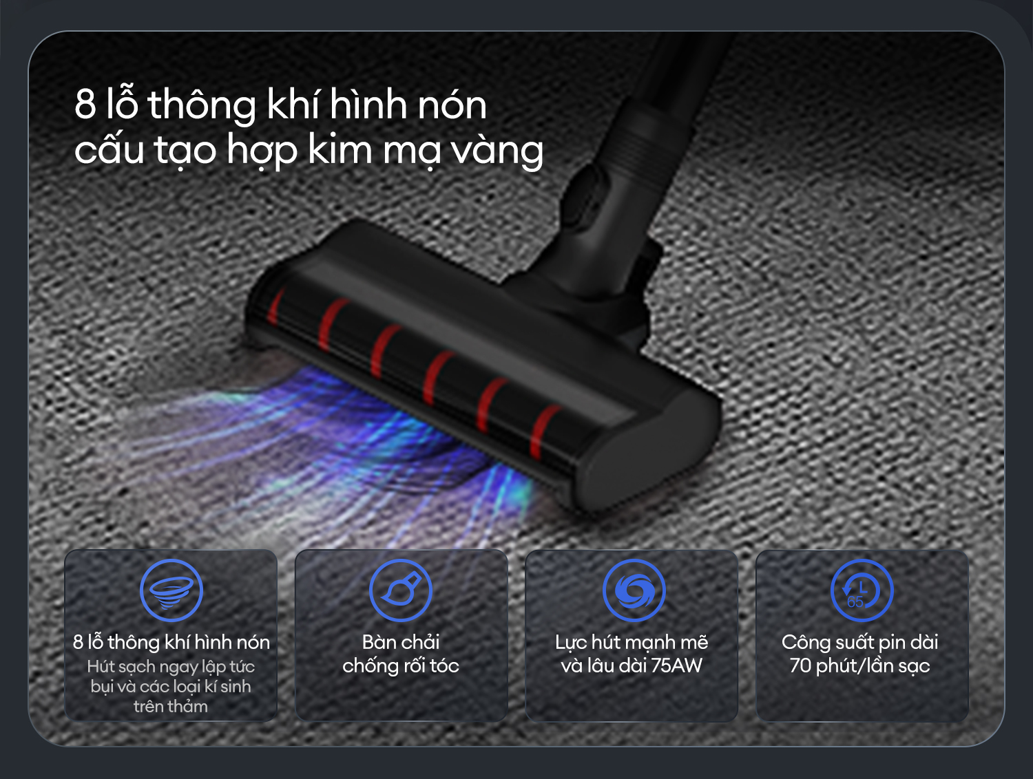 Máy hút bụi lau sàn khô ướt Tineco Floor One Switch S7 Stretch - Lực hút 21kpa 10 17