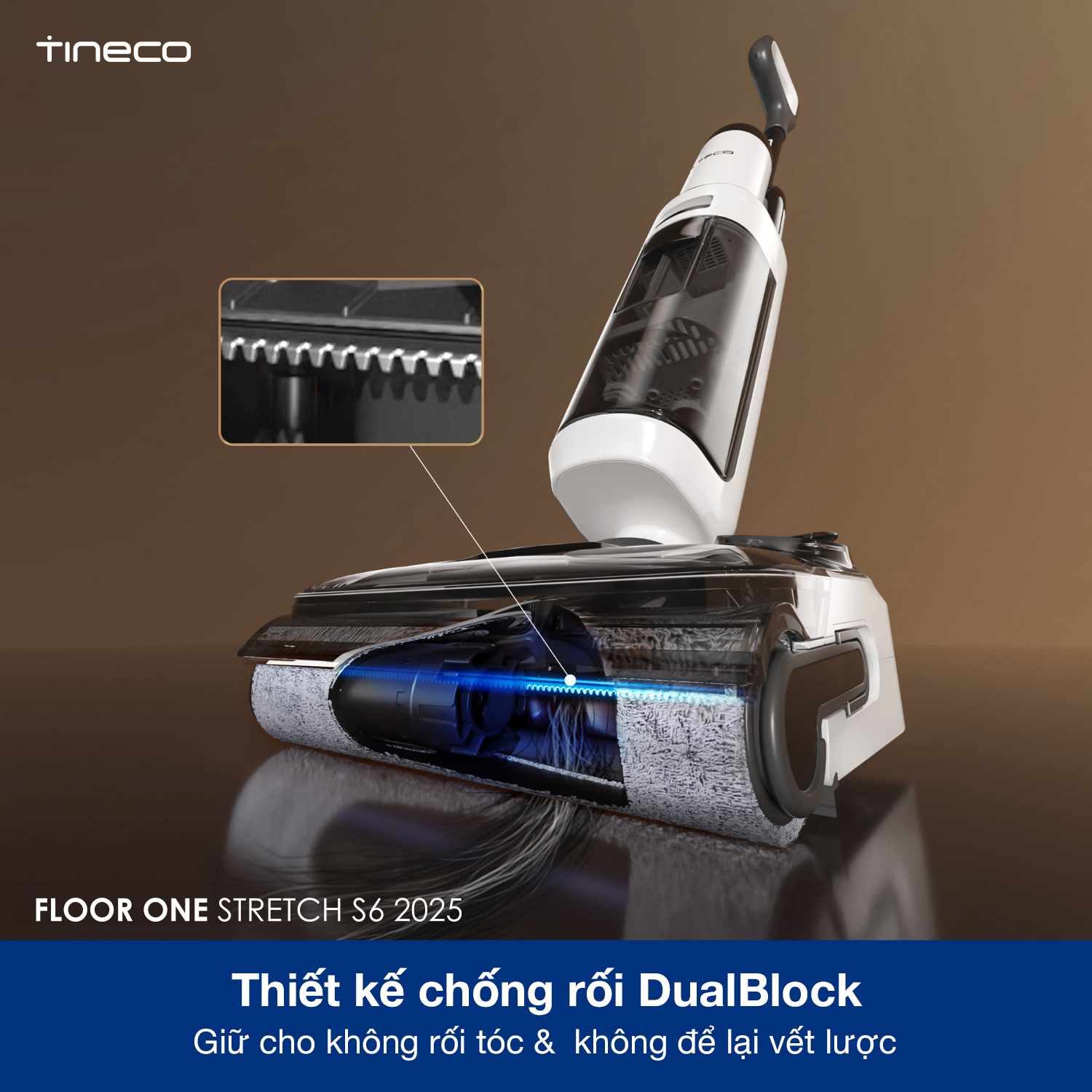 Máy hút bụi lau sàn khô ướt Tineco Floor One Stretch S6 2025 - Lực hút 20kpa 16 7 1