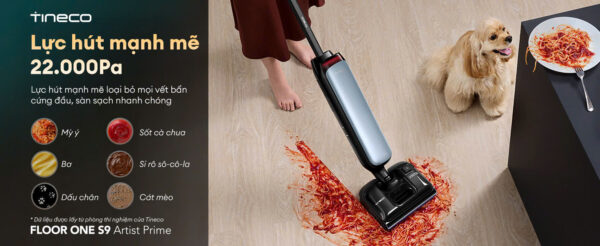 Máy hút bụi lau sàn khô ướt Tineco Floor One S9 Artist Prime Ecovacs Máy hút bụi lau sàn khô ướt Tineco Floor One S9 Artist Prime hình ảnh chi tiết 3
