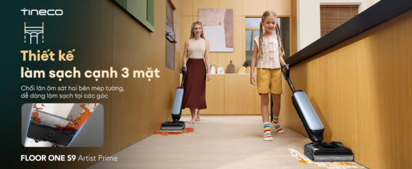 Máy hút bụi lau sàn khô ướt Tineco Floor One S9 Artist Prime Ecovacs Máy hút bụi lau sàn khô ướt Tineco Floor One S9 Artist Prime hình ảnh chi tiết 7