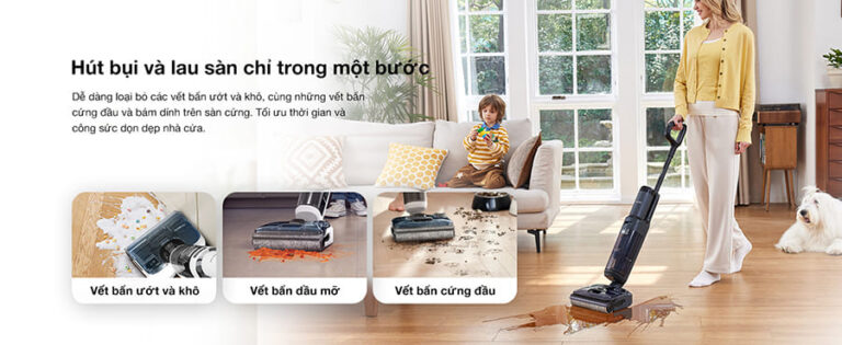Điểm nhấn nổi bật của Tineco FLOOR ONE S6 Stretch Extreme