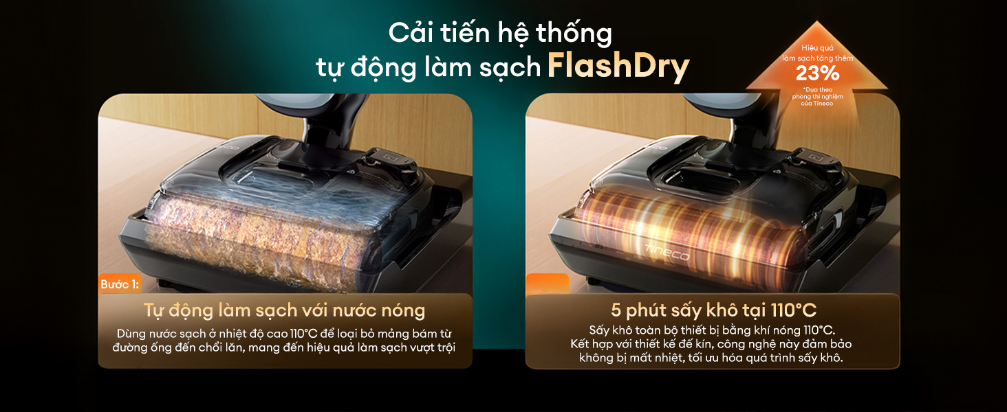 Máy hút bụi lau sàn khô ướt Tineco Floor One S9 Artist Prime 2