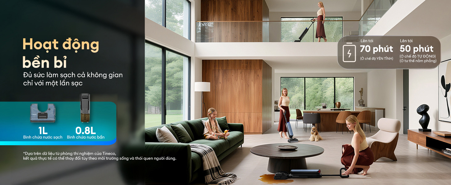 Máy hút bụi lau sàn khô ướt Tineco Floor One S9 Artist Prime 2