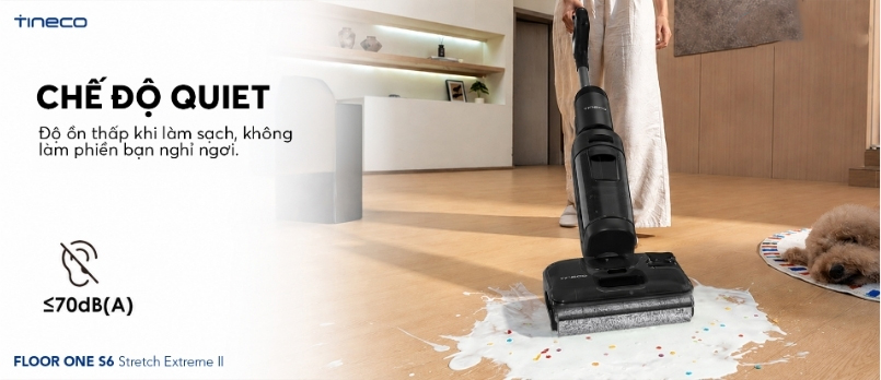 Máy hút bụi lau sàn khô ướt Tineco Floor One S6 Stretch Extreme 2 hình ảnh chi tiết 4