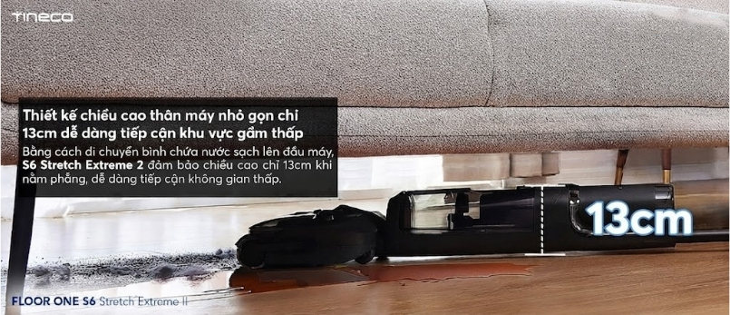 Máy hút bụi lau sàn khô ướt Tineco Floor One S6 Stretch Extreme 2 hình ảnh chi tiết 14