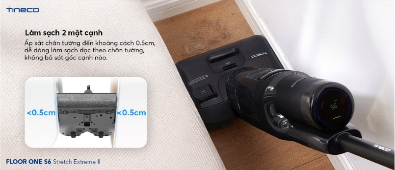 Máy hút bụi lau sàn khô ướt Tineco Floor One S6 Stretch Extreme 2 hình ảnh chi tiết 8