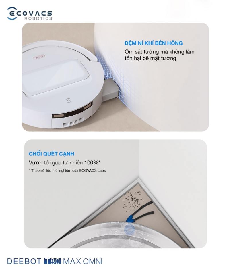 Robot hút bụi lau nhà Ecovacs Deebot T80 Max Omni hình ảnh chi tiết 10