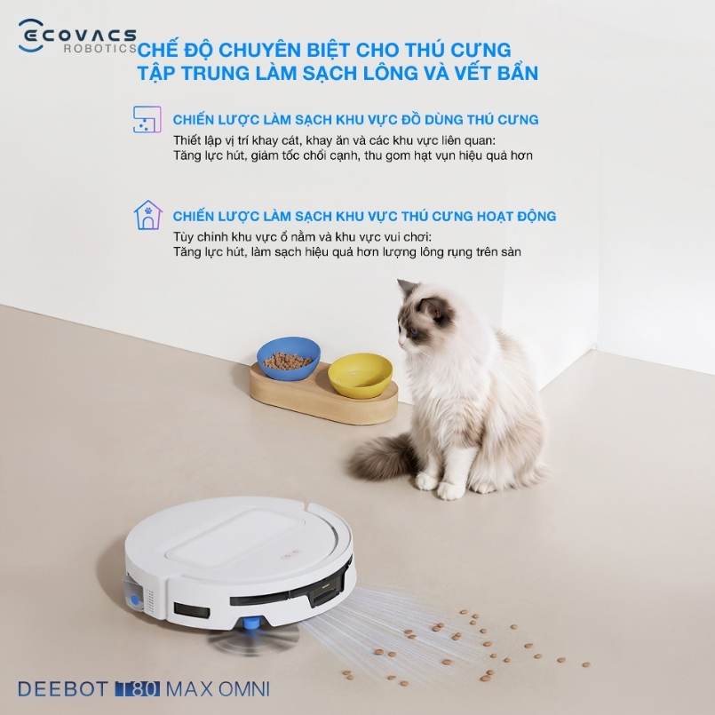 Robot hút bụi lau nhà Ecovacs Deebot T80 Max Omni hình ảnh chi tiết 22