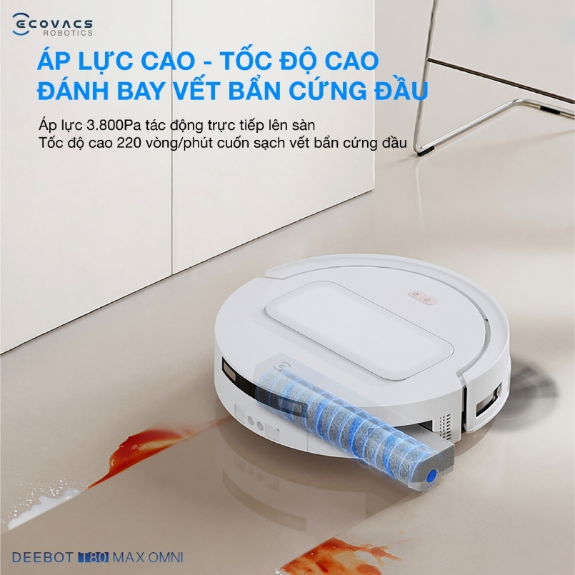 Robot hút bụi lau nhà Ecovacs Deebot T80 Max Omni hình ảnh chi tiết 5