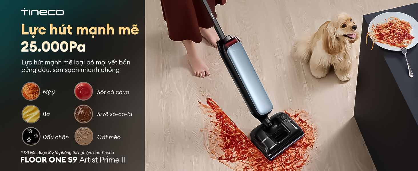Máy hút bụi lau sàn khô ướt Tineco Floor One S9 Artist Prime 2
