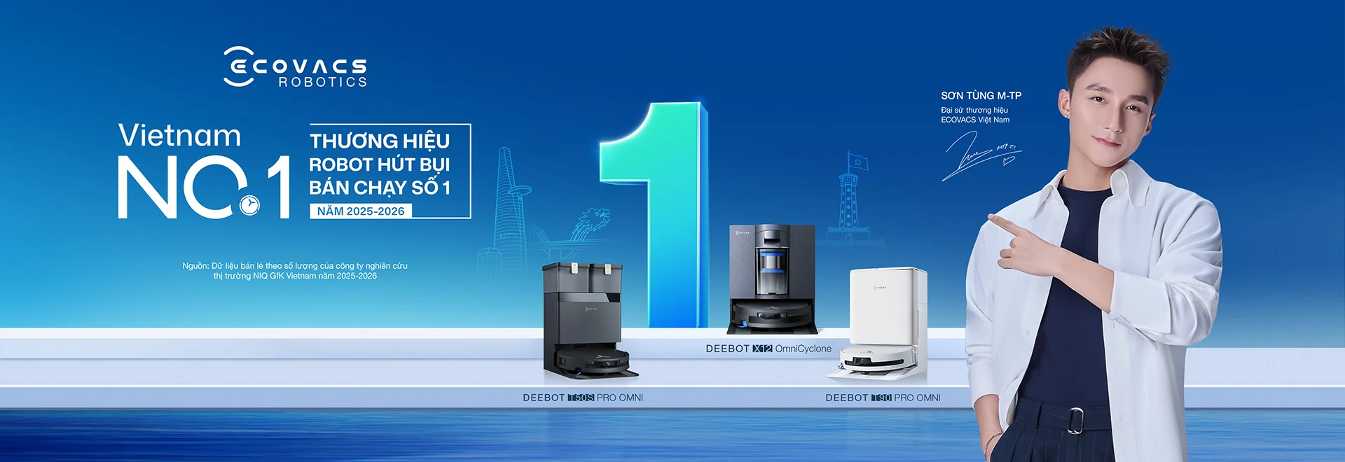 Bộ sưu tập robot hút bụi Ecovacs