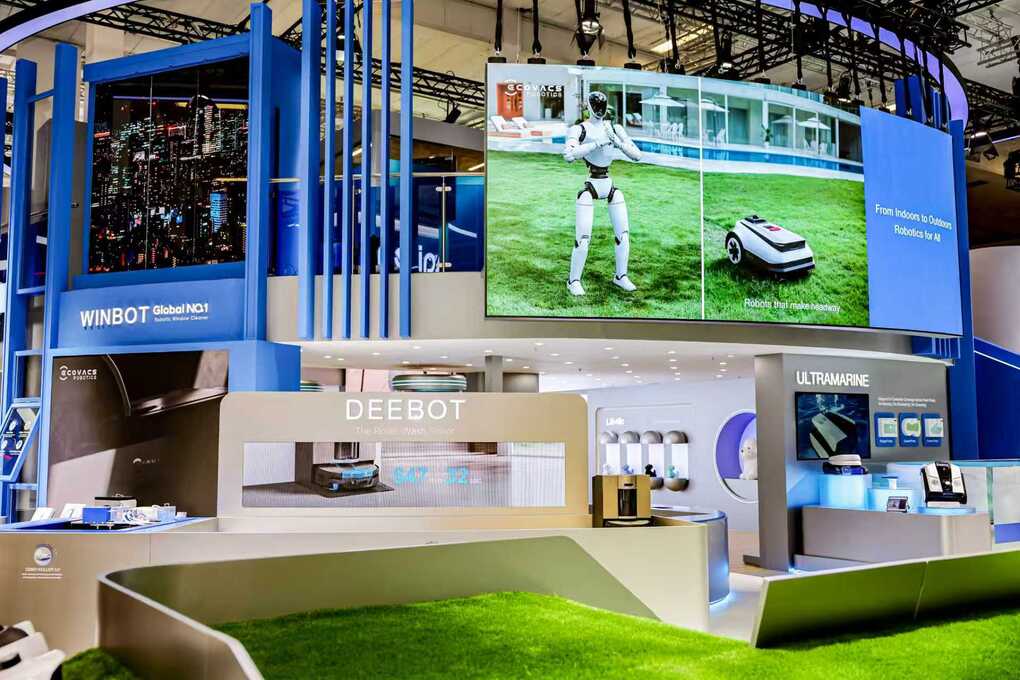 Loạt sản phẩm được trưng bày tại IFA 2026. Ảnh: Ecovacs
