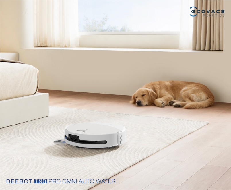 Hiệu quả làm sạch triệt để bụi mịn kẽ sàn và thảm lông của Deebot T90 Pro Omni
