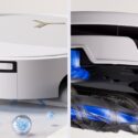 Robot hút bụi lau nhà Ecovacs Deebot T90S Pro Ecovacs Ecovacs Deebot T90S Pro áp lực và tốc độ con lăn 3800Pa x 260 vòng/phút kết hợp lau nước nóng 70 độ
