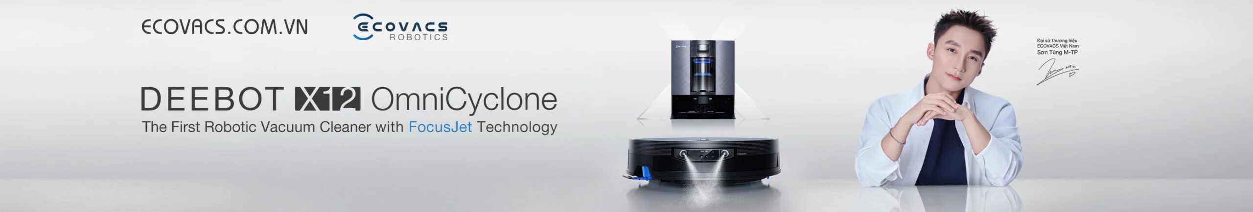 Ecovacs Deebot X12 – dòng robot mới