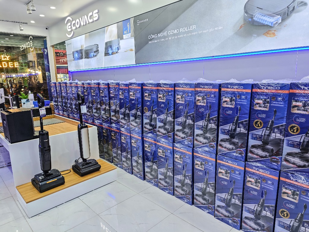Địa điểm trải nghiệm Máy lau nhà Tineco tại Hải Phòng Ecovacs Địa điểm trải nghiệm Máy lau nhà Tineco tại Hải Phòng - Khu vực trưng bày Tineco chính hãng
