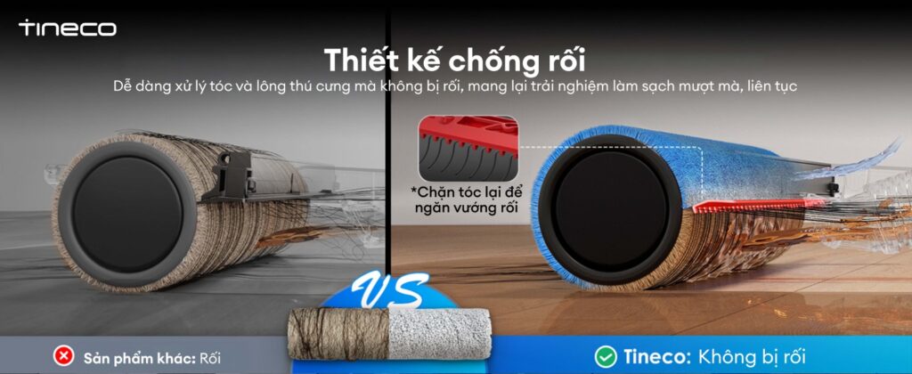 Tineco Floor One i6 Prime - DualBlock chống rối
