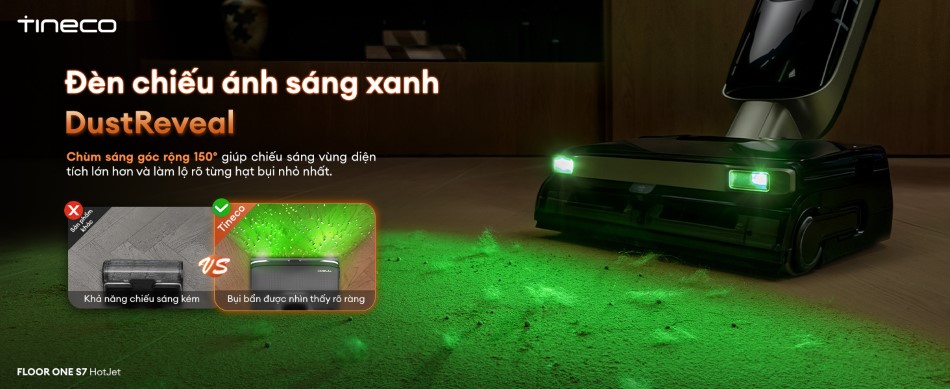 Tineco Floor One S7 HotJet - hệ thống làm sạch nước nóng