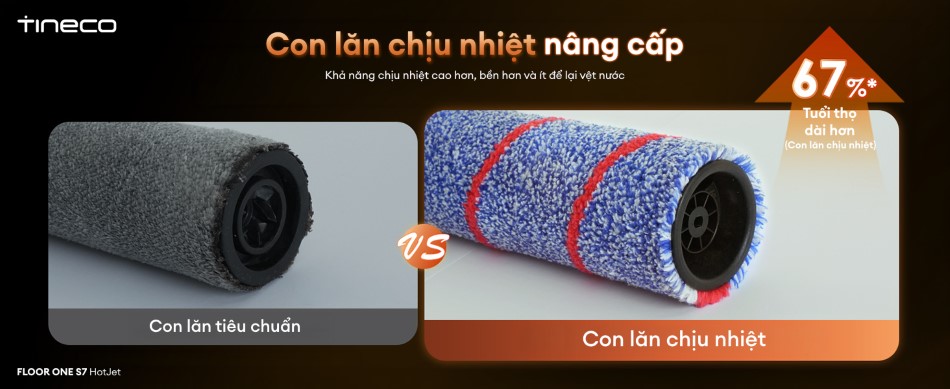 Tineco Floor One S7 HotJet - hệ thống tự động làm sạch