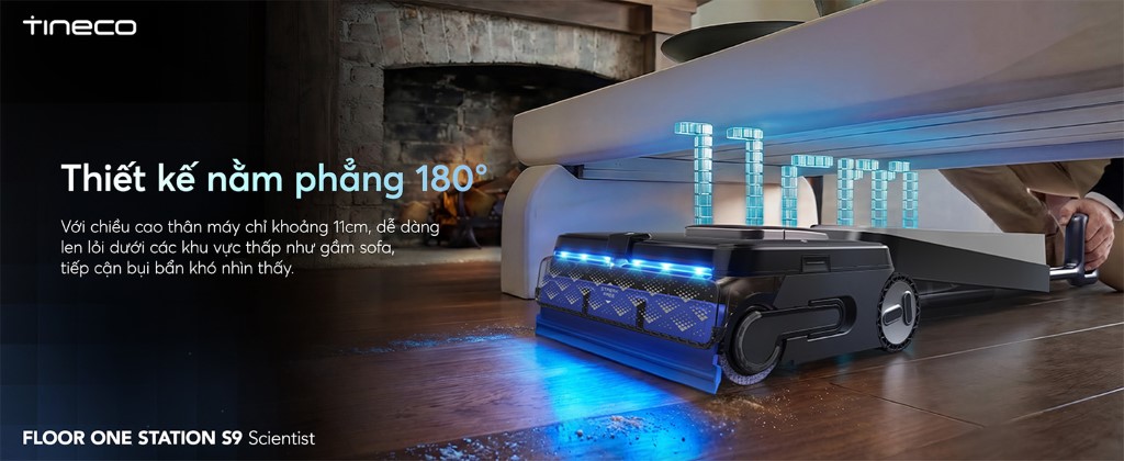 Tineco Floor One Station S9 Scientist tự động loại bỏ vệt nước