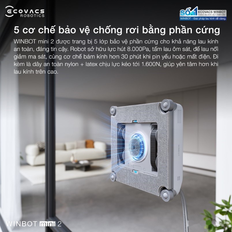 5 lớp bảo vệ phần cứng chống rơi an toàn