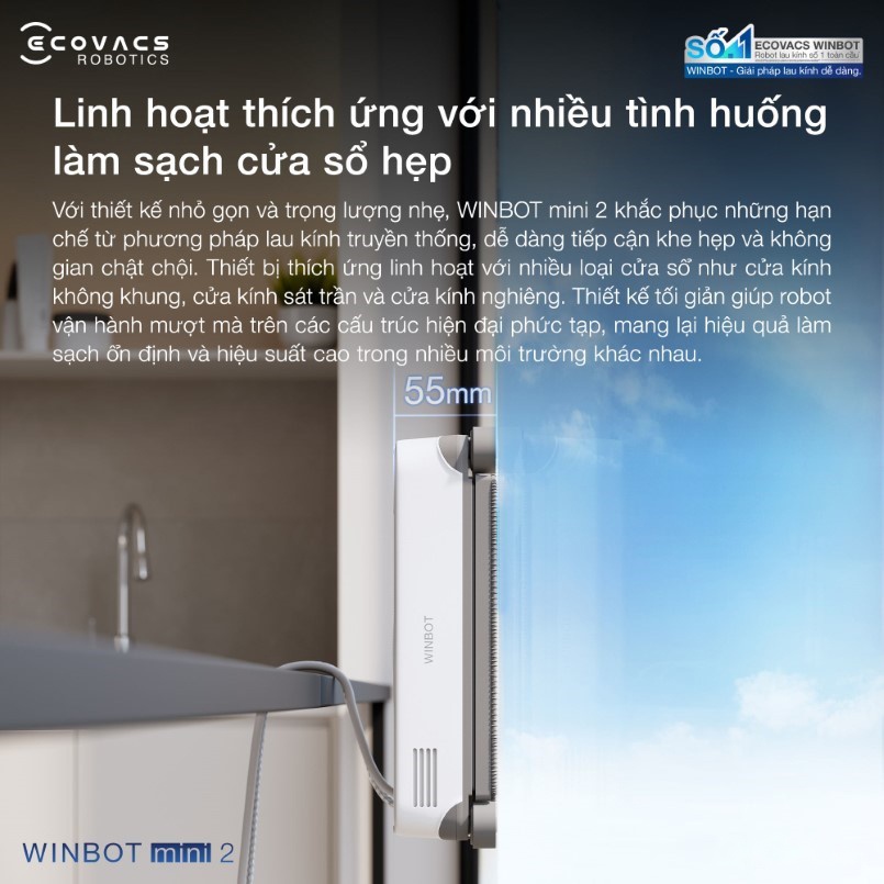 Khả năng thích ứng đa dạng mọi loại cửa kính hiện đại