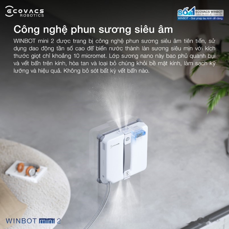Công nghệ phun sương siêu âm hạt nano 10 micromet